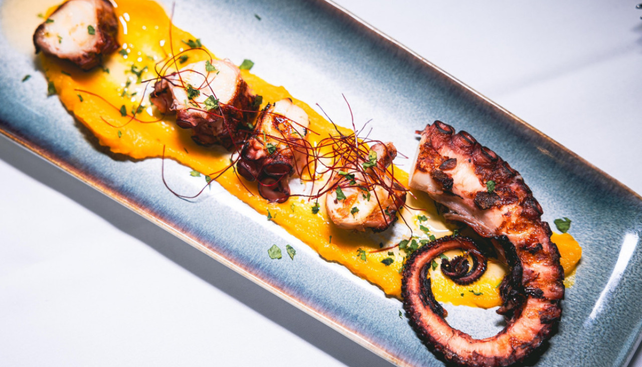 Pulpo del restaurante O semu00e1foro de Fisterra