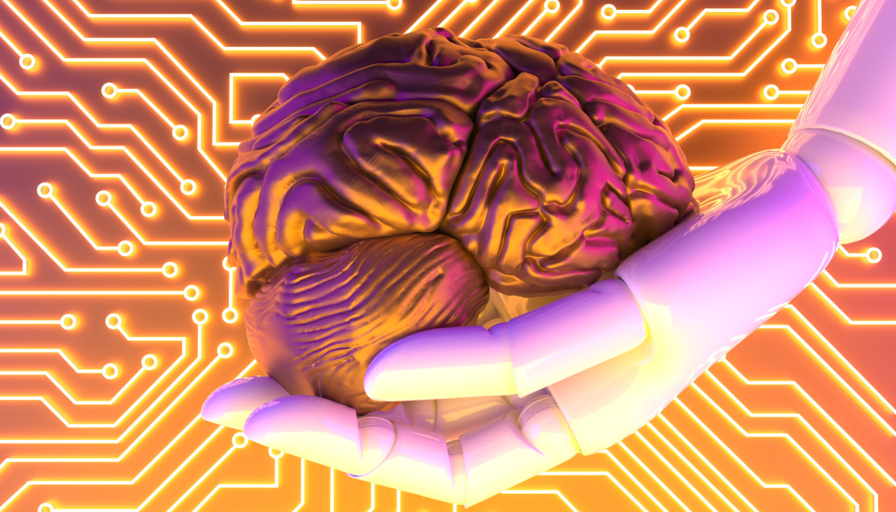 Concepto de nube ai con cerebro