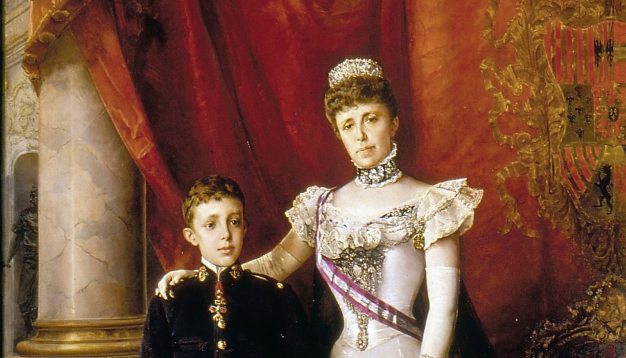 Alfonso XIII y María Cristina