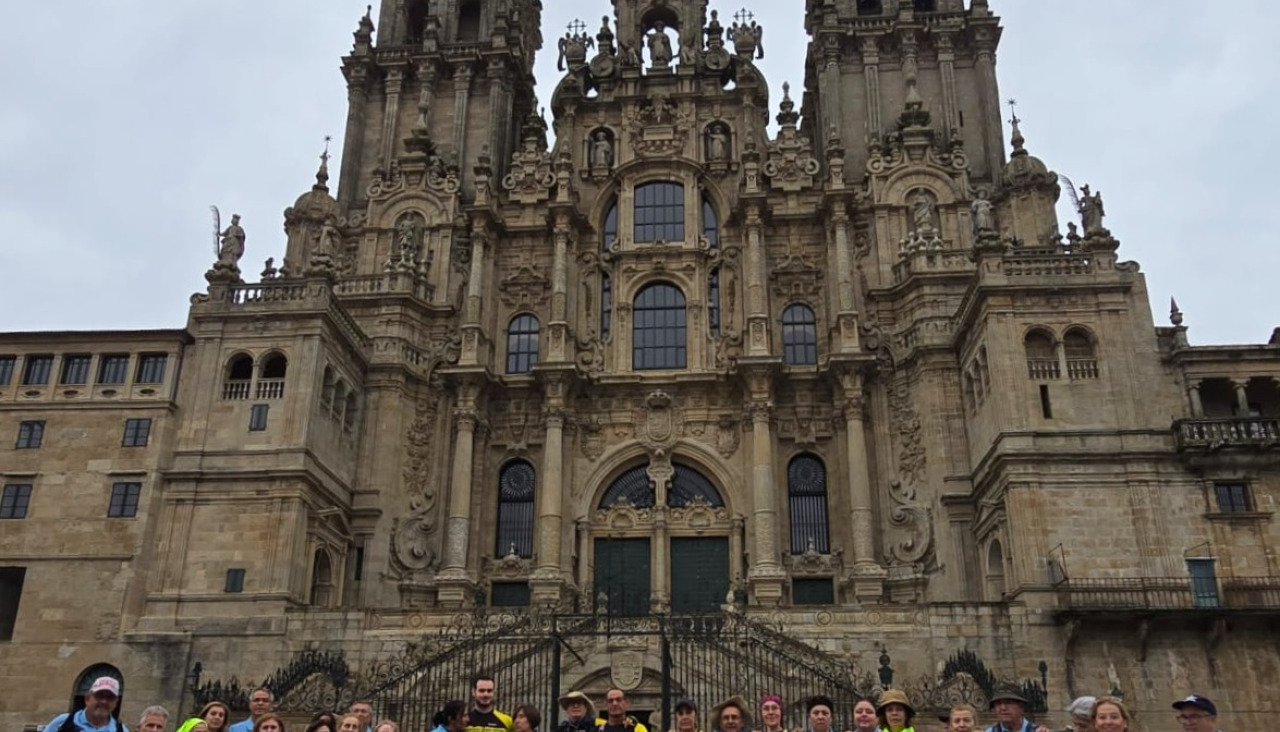 Las personas participantes recorrieron 5 etapas del Camino (1)