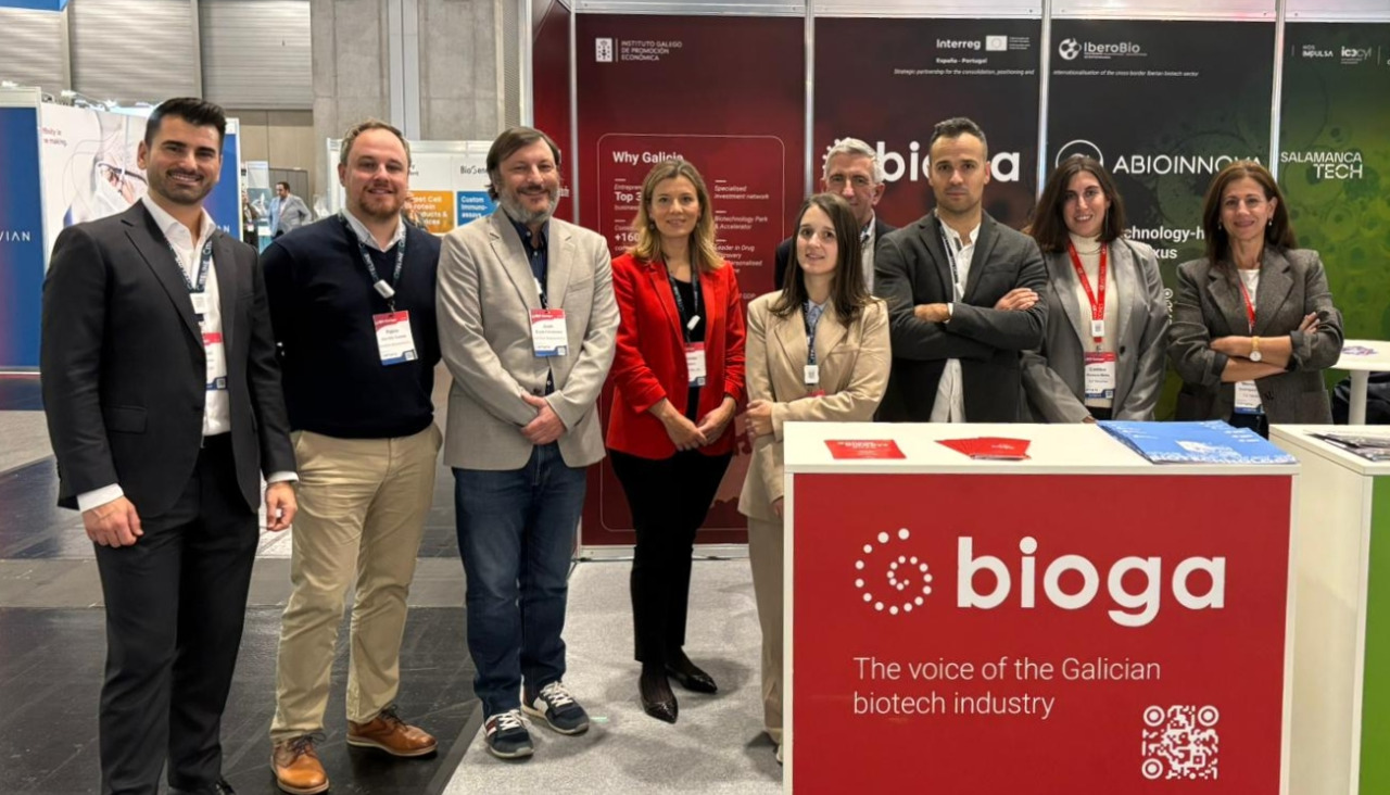 El clúster Bioga representa al ecosistema biotecnológico gallego con un stand propio en Bio-Europe 2025