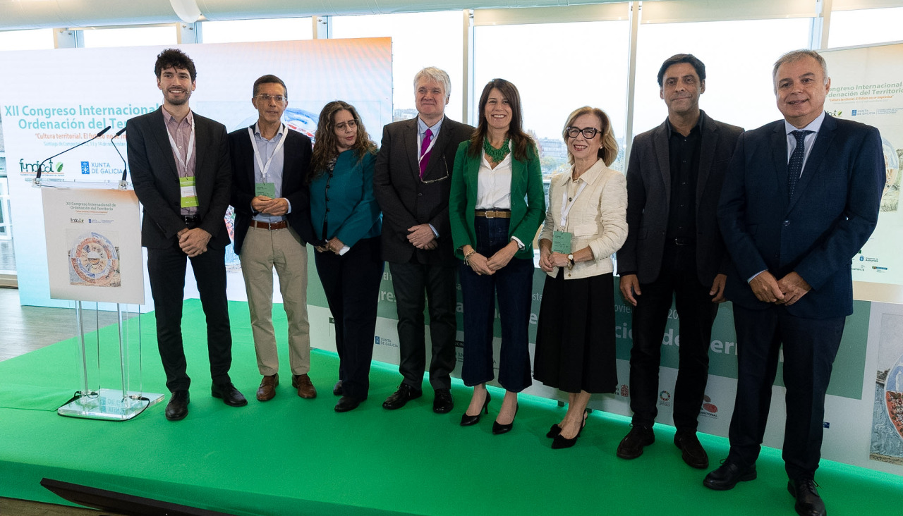 Un momento de la inauguración del Congreso Internacional de Ordenación del Territorio, que reúne en Santiago a casi 200 expertos bajo el lema Cultura territorial. O futuro non se improvisa