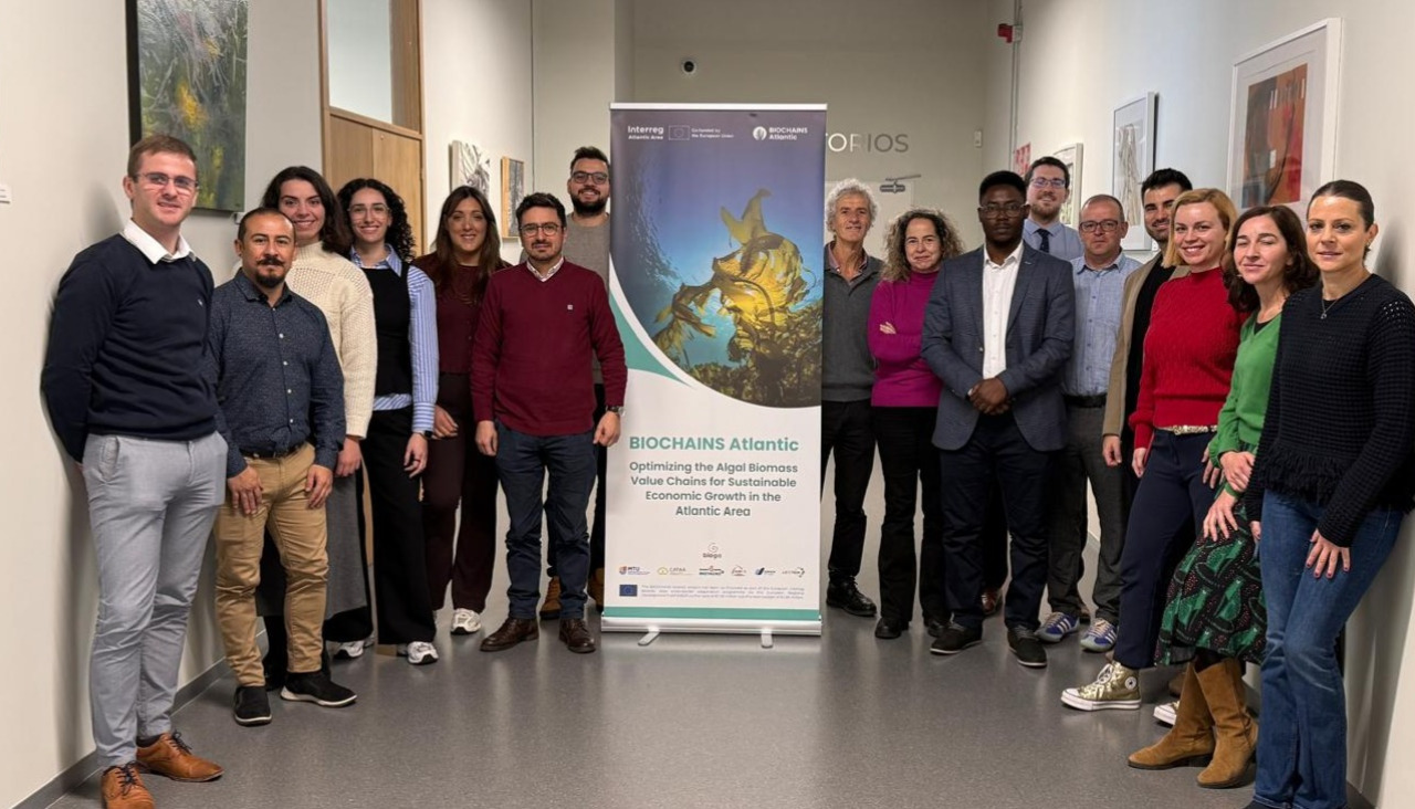 Reunión inicial del proyecto Biochains Atlantic celebrada en el Biopolo Sionlla, con representantes de los socios internacionales del consorcio