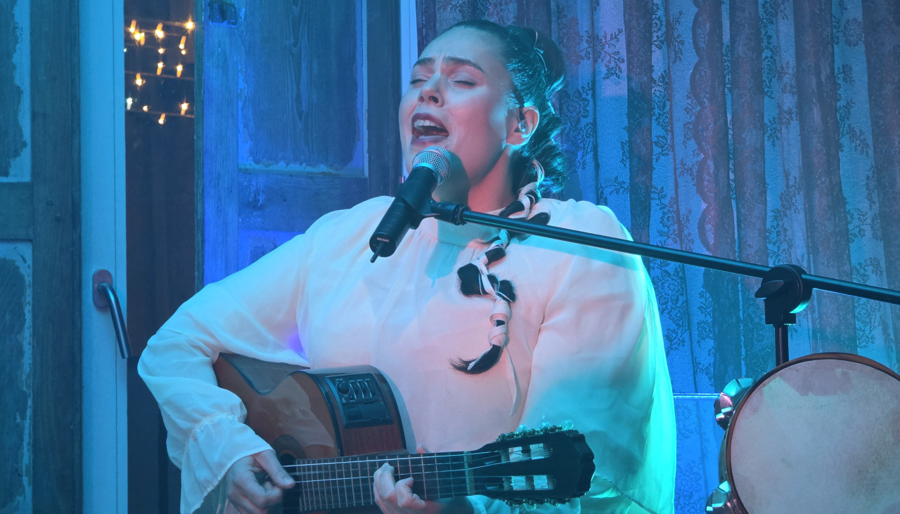 Sheila Patricia, durante el showcase