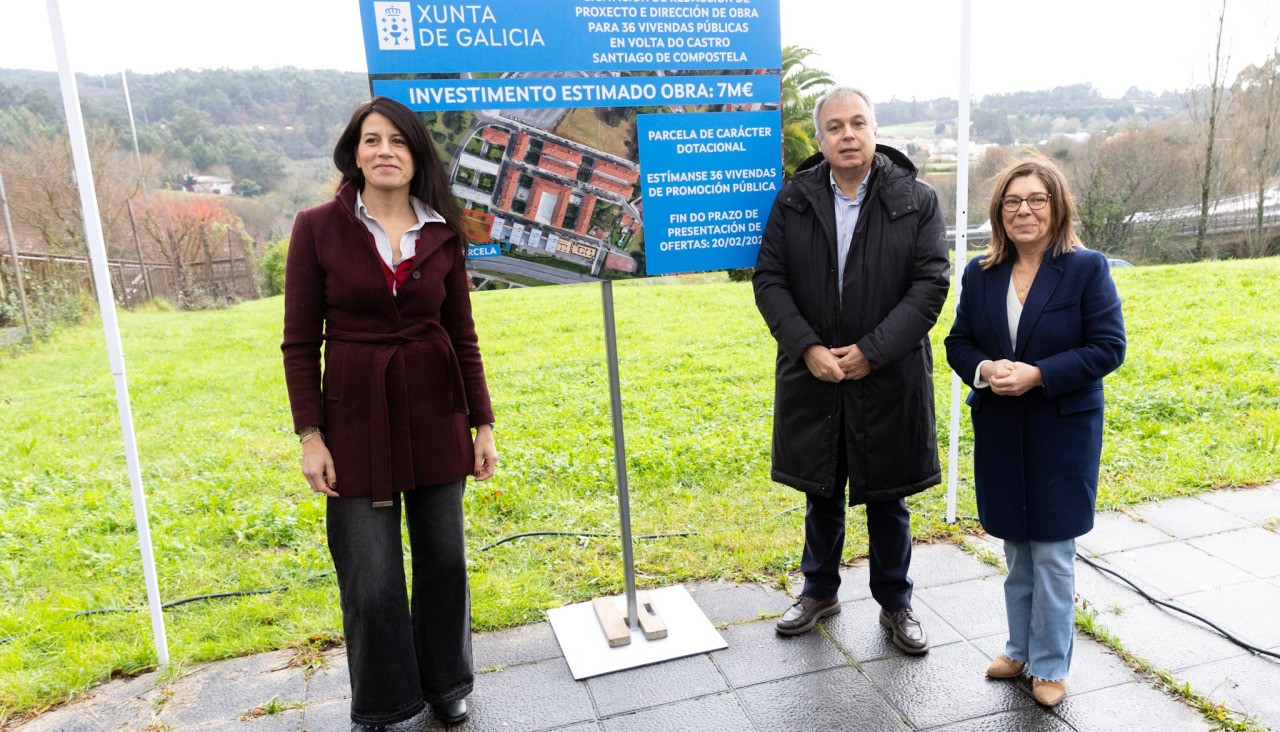 La conselleira de Vivenda e Planificación de Infraestruturas, María Martínez Allegue, detalló este martes los pormenores de la