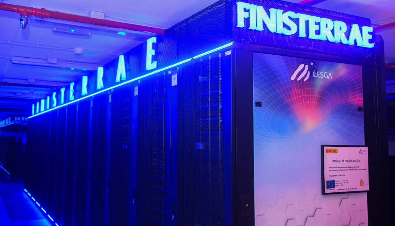 O supercomputador Finisterrae III, situado no CESGA