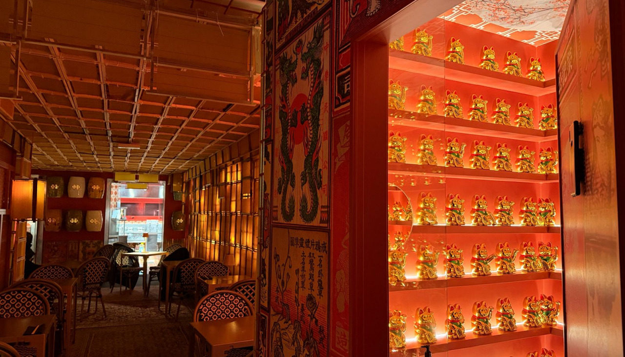 Interior de Mr. Chu, que reabre hoy en la Rúa das Hortas con una estética renovada