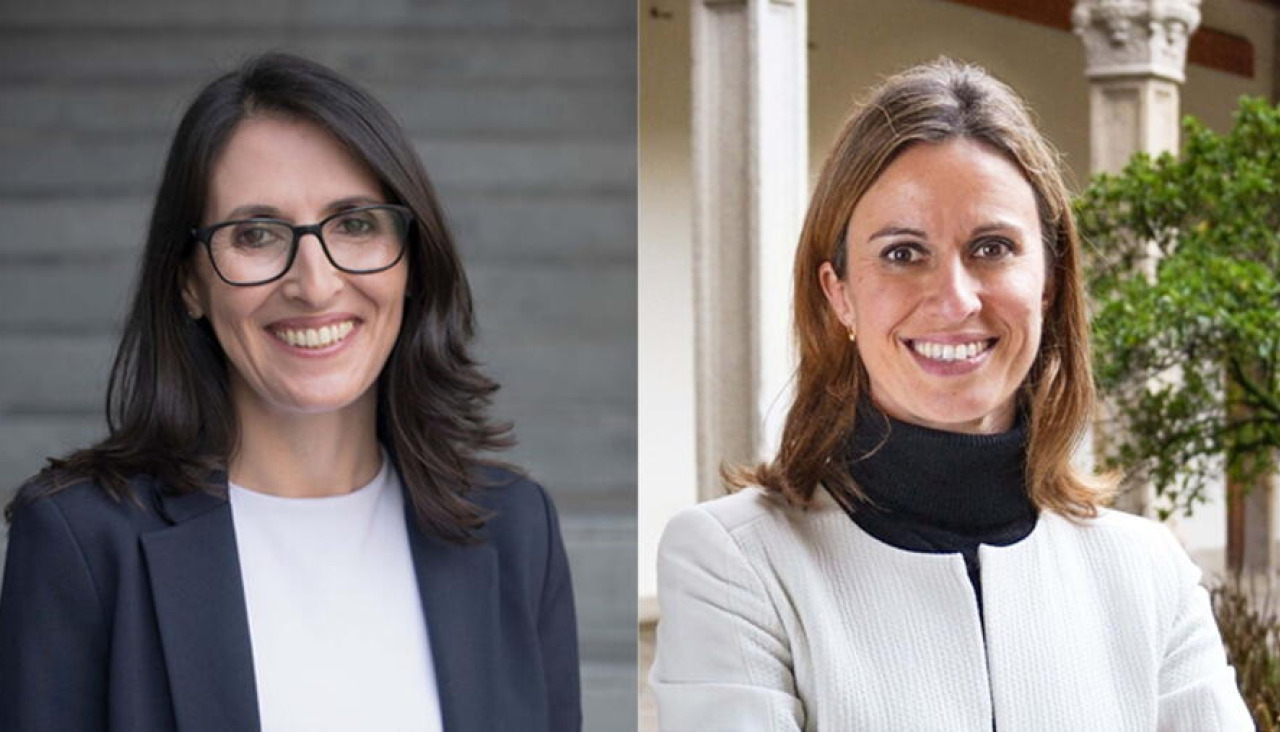 Rosa Crujeiras y Maite Flores, candidatas que competirán en la segunda vuelta en la USC