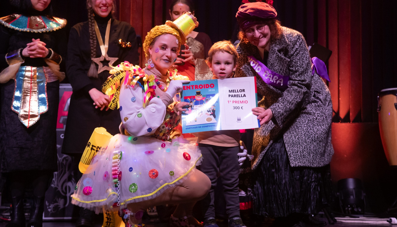 ‘Costureiriños do Entroido’, mejor pareja en la categoría de disfraces