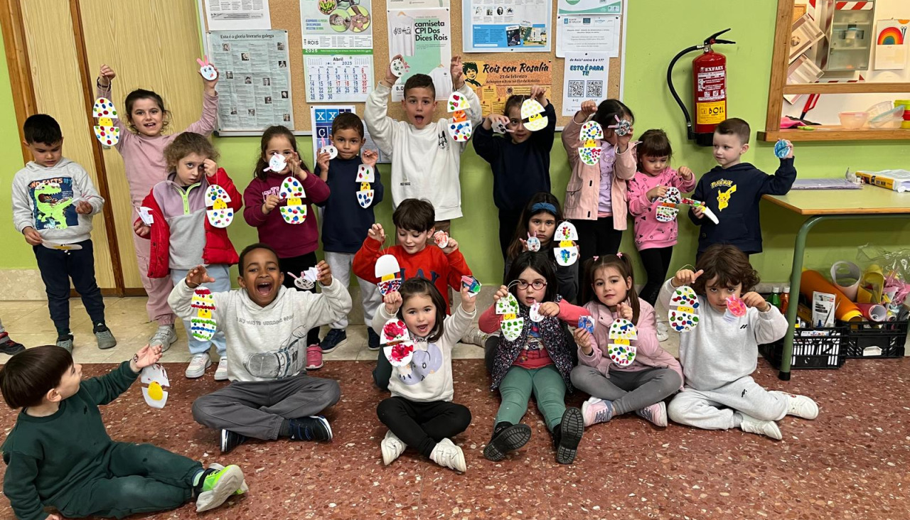 Imagen de archivo de actividades infantiles organizadas por el Concello de Rois