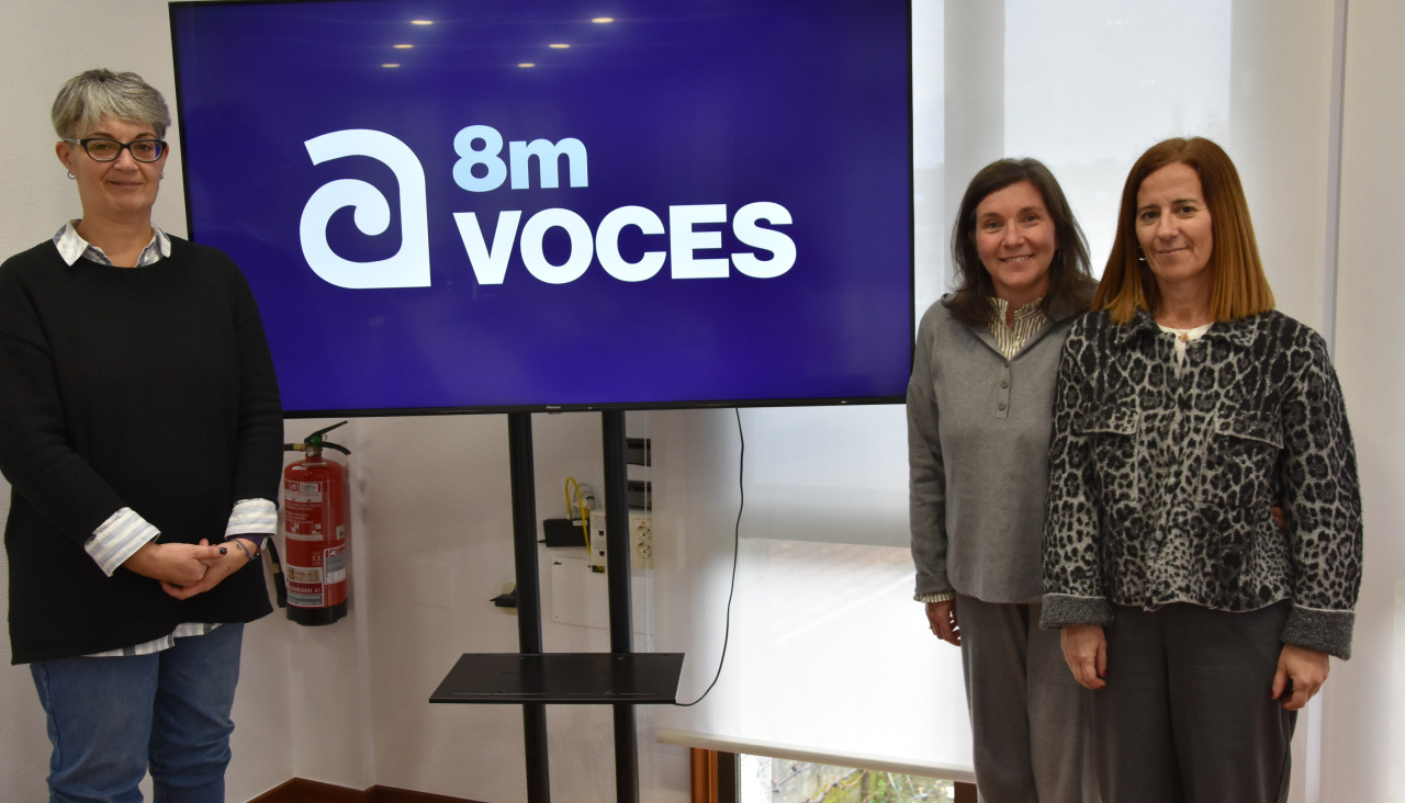 A concelleira de Igualdade, Uxía García, presentou a programación do 8M en Ames