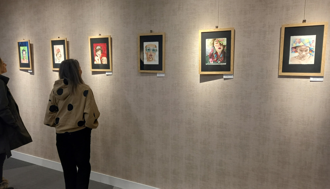Sala de Ámbito Cultural de El Corte Inglés donde se puede visitar la exposición