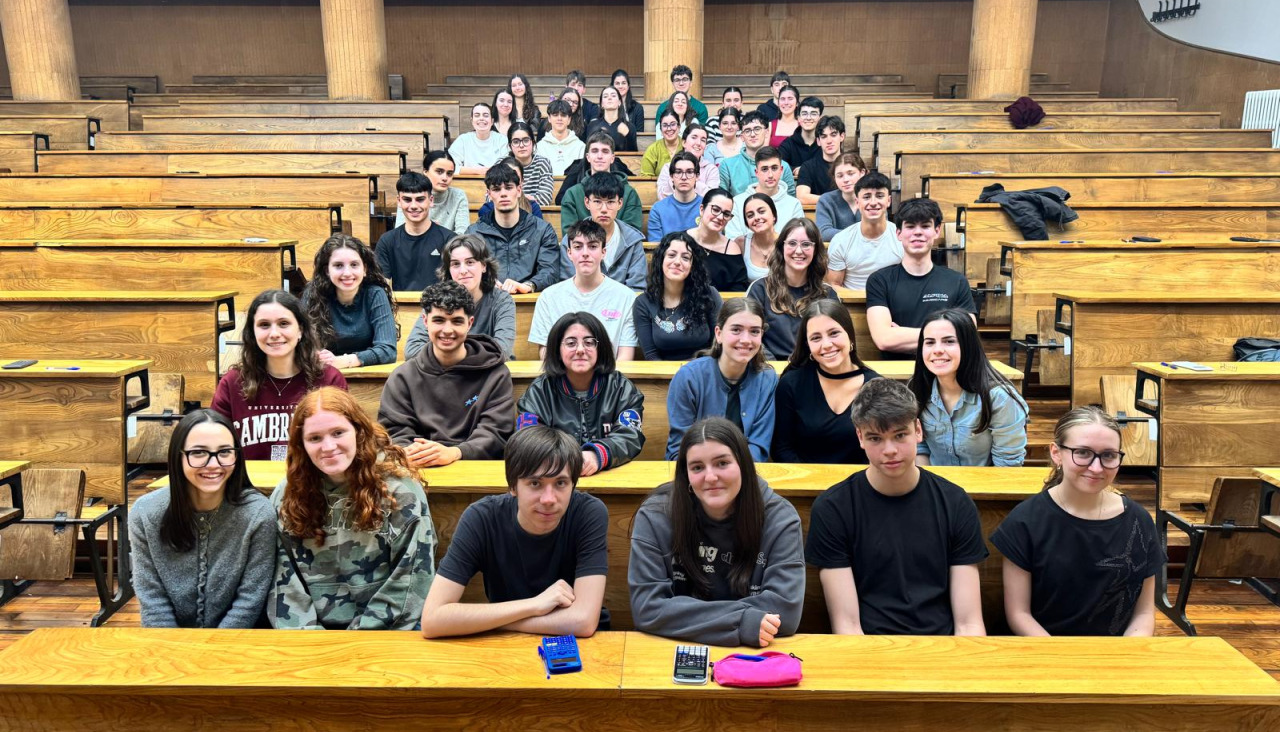 Alumnos participantes en la Olimpiada Gallega de Química