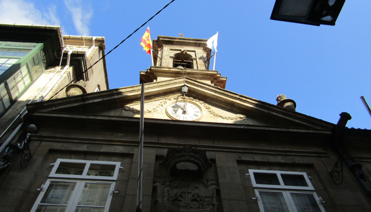 Fachada del Concello de Padrón