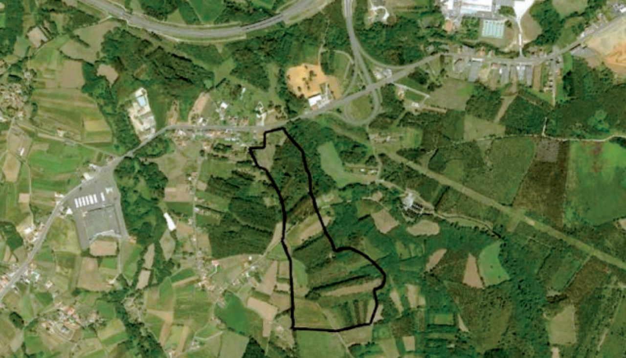 Delimitación del futuro parque empresarial