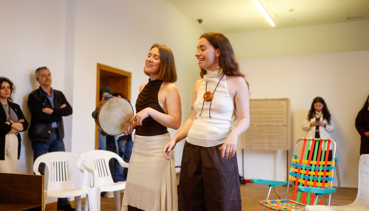 Fillas de Cassandra durante la presentación de su nuevo proyecto artístico