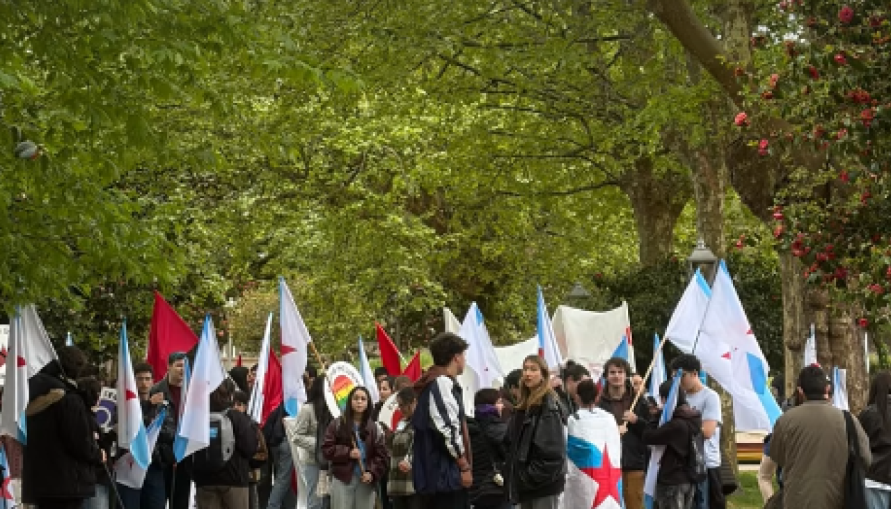 La marcha comenzó en la Alameda
