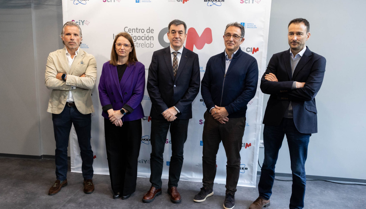 El conselleiro de Educación, Ciencia, Universidades y FP, Román Rodríguez, destacó durante la presentación de resultados la “excelencia en investigación” del centro
