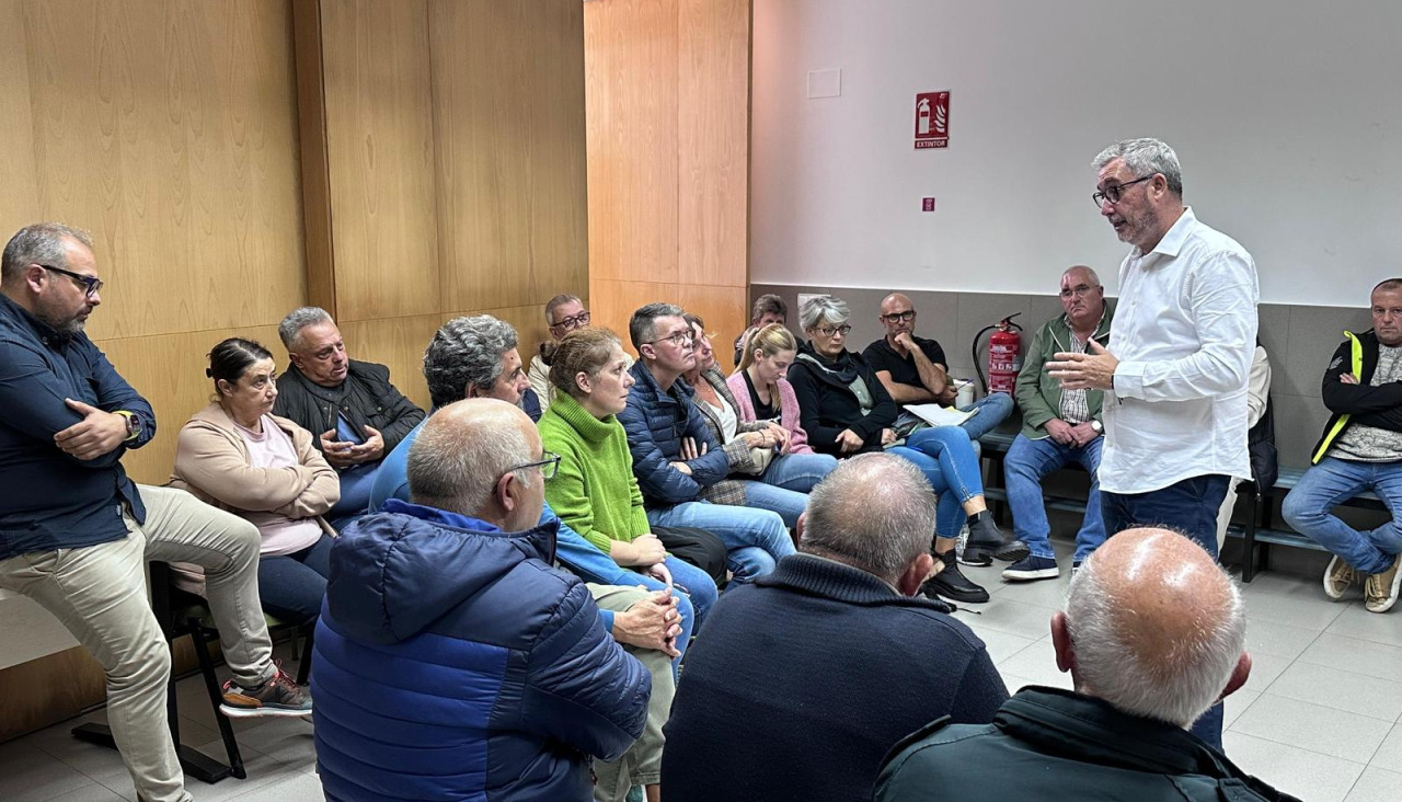 O alcalde de Ames, Blas García, nunha edición anterior dos encontros veciñais