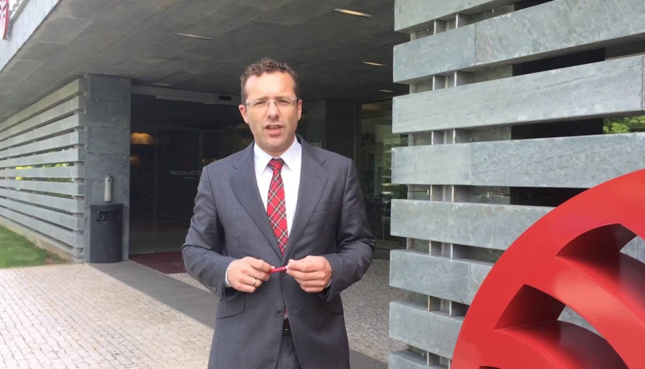 El director del NH Collection y presidente de la Unión Hotelera Compostela, Esteban Iglesias