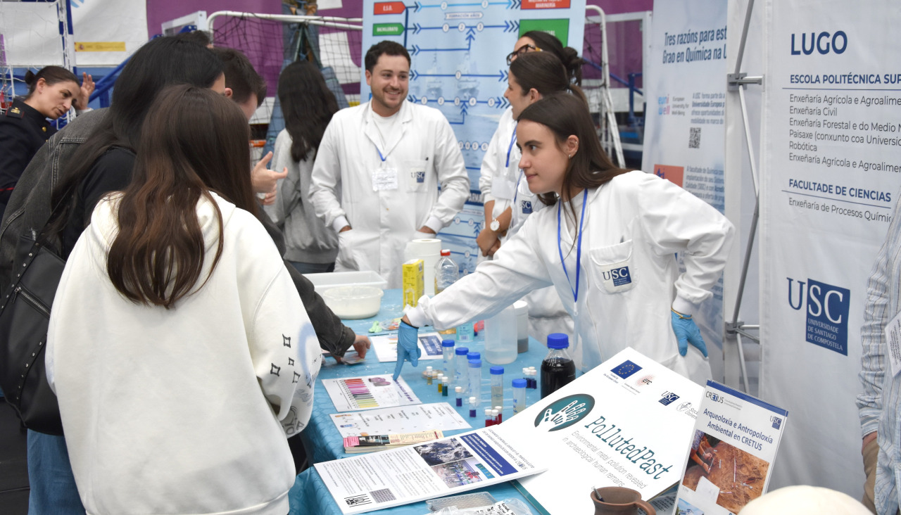 La Universidade de Santiago fue la entidad con mayor presencia en la cita educativa de Ames