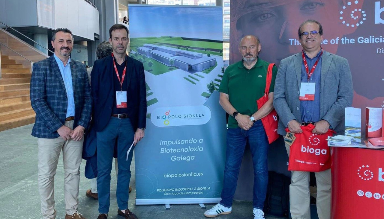 Imagen de archivo del stand del Biopolo Sionlla en una edición anterior del Galicia Biodays