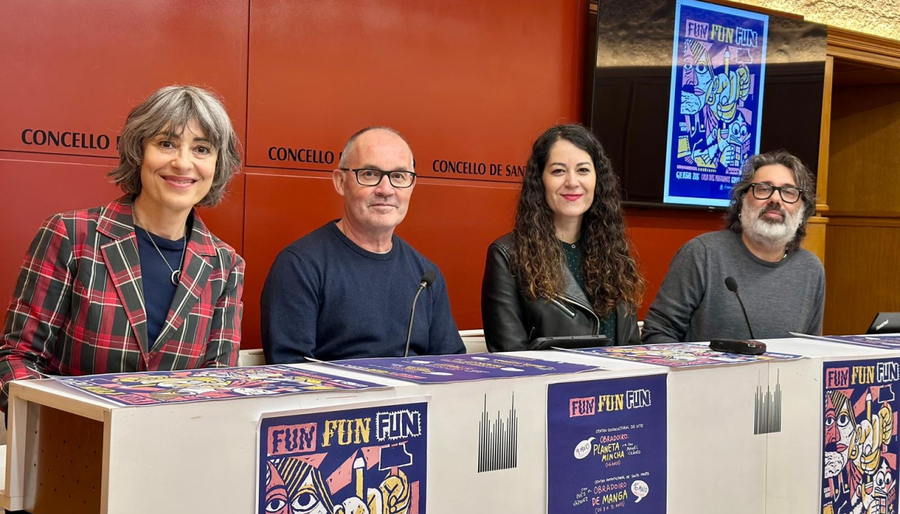 O Concello de Santiago presentou a nova edición do FunFunFun, que se celebrará o 6 de xuño na Casa das Máquinas