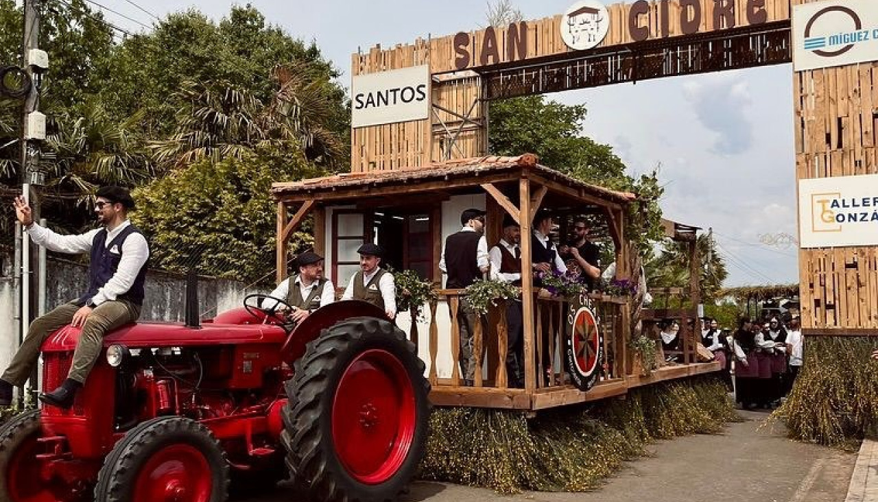 Una de las carrozas en una edición pasada