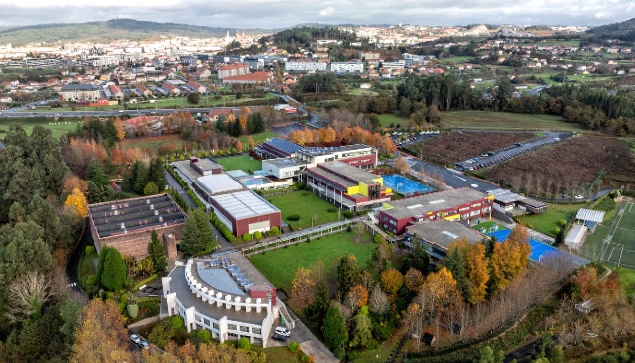 El Colegio Peleteiro en visión aérea