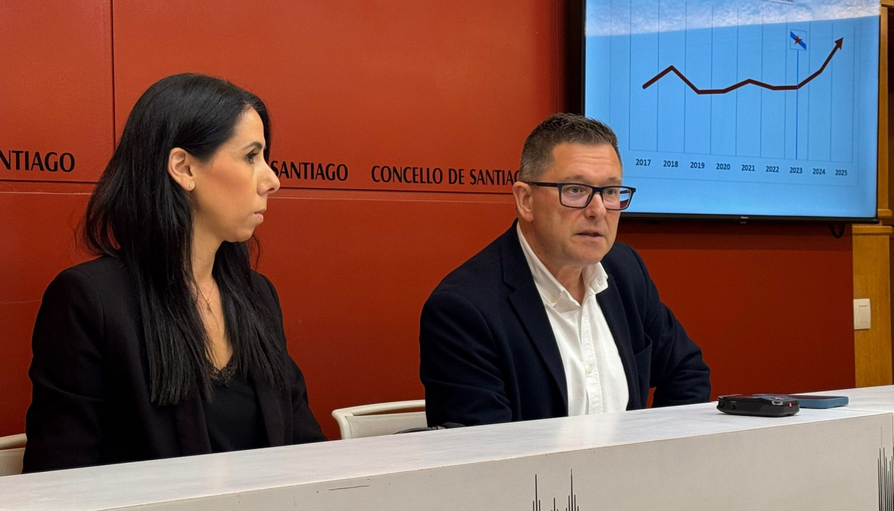 Los concejales del PP Olaya Otero y José Ramón de la Fuente