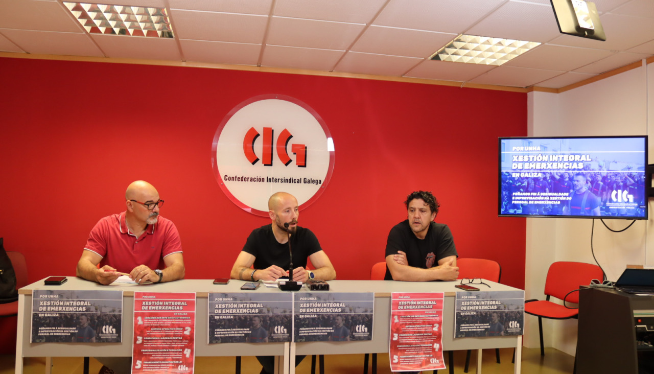 La CIG propone una gestión integral de las emergencias en Galicia