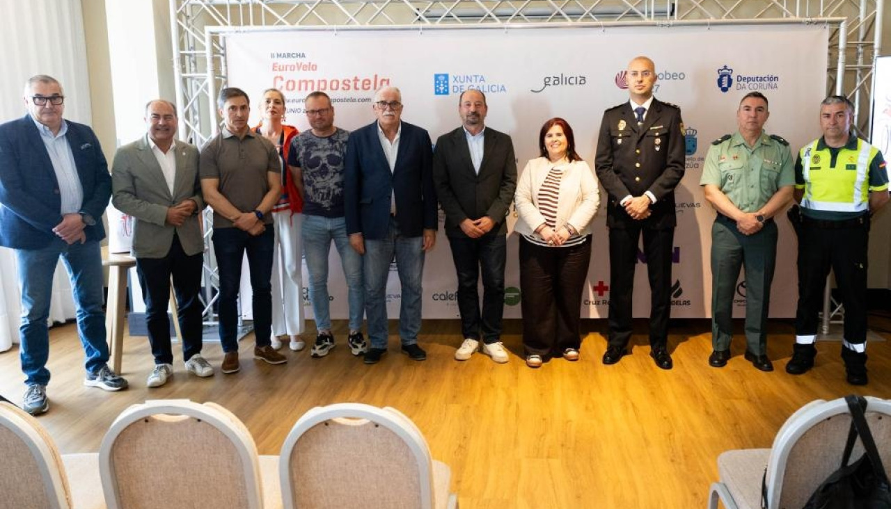 La segunda edición de la Marcha EuroVelo Compostela recorrerá el 28 de junio distintos ayuntamientos del entorno compostelano en una cita que apuesta por el cicloturismo y la movilidad sostenible