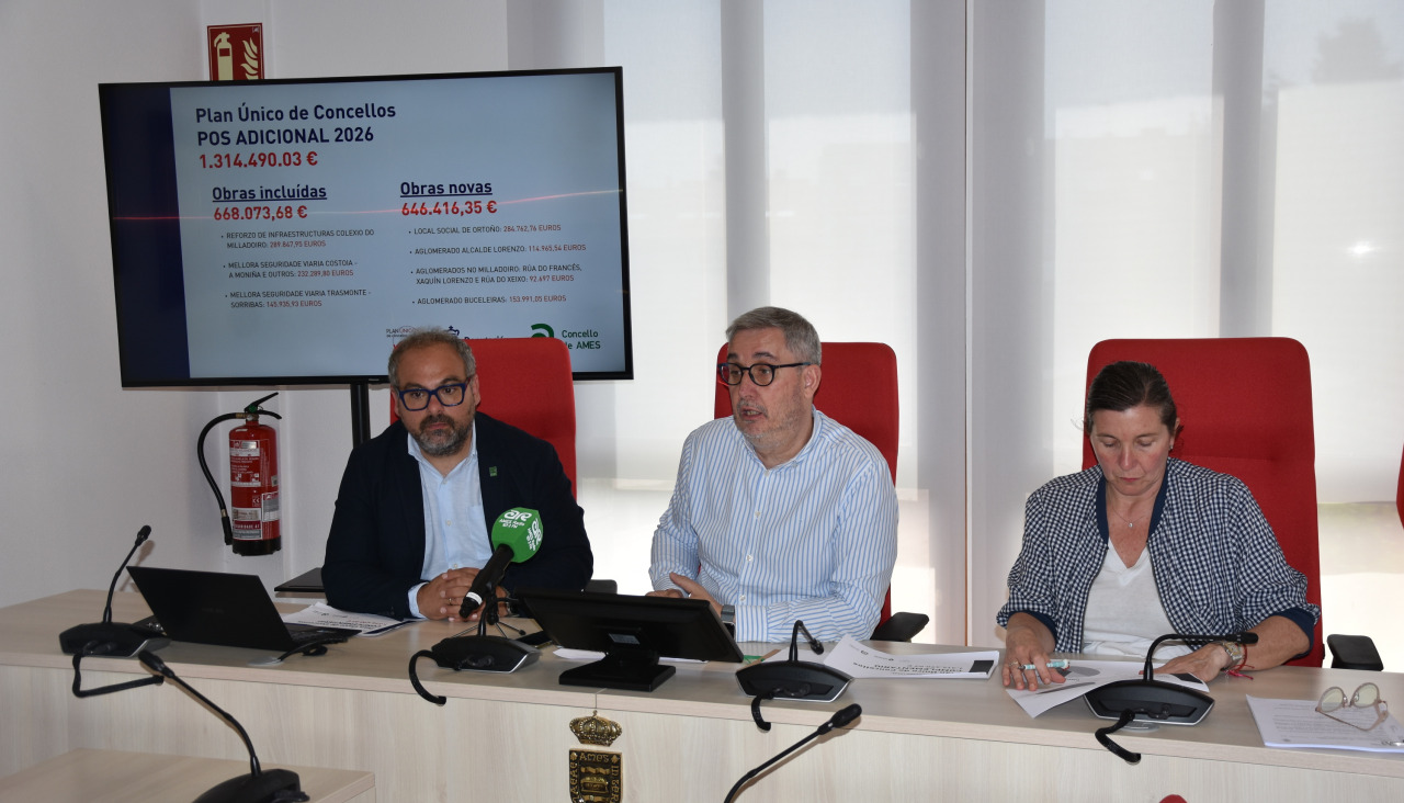 La presentación del Plan Único de Concellos, POS Adicional