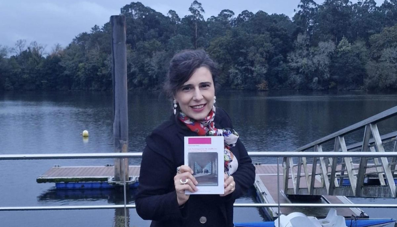 La autora de la obra, Natalia Jorge