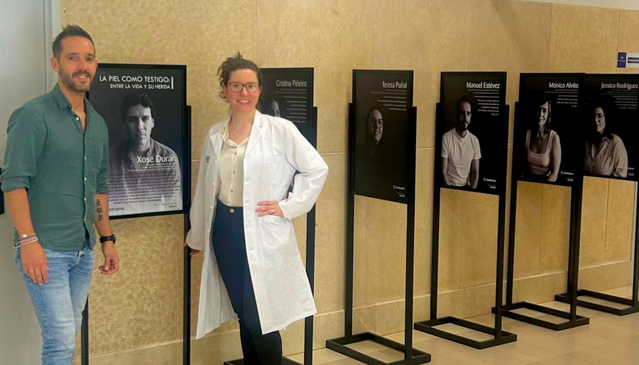 La exposición reúne una colección de retratos en blanco y negro realizados por el fotógrafo Xosé Durán
