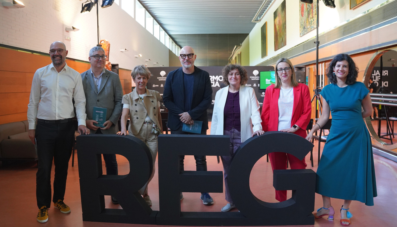 Autoridades do Concello de Santiago, Xunta de Galicia e Consorcio de Santiago participaron na presentación da tempada