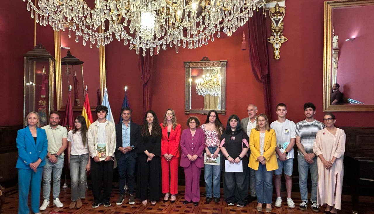 Acto institucional celebrado en el Pazo de Raxoi con motivo del Día Internacional del Orgullo LGBTIQ+