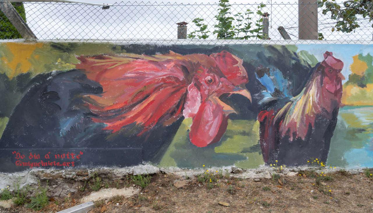 O alcalde e concelleiros do Pino inauguraron o mural acompaÃ±ados por tres peregrinos murcianos