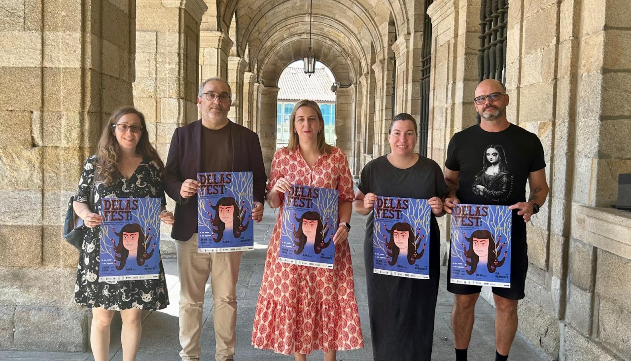 O Delas Fest desenvolverase entre os meses de xullo e agosto con catro intervencións murais