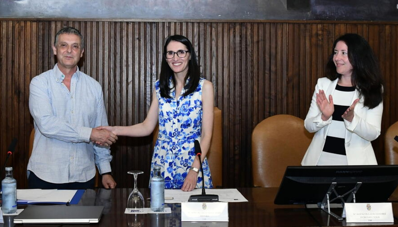 Jesús Sanmartín tomou posesión dun novo mandato de seis anos como decano da Facultade de Química da USC