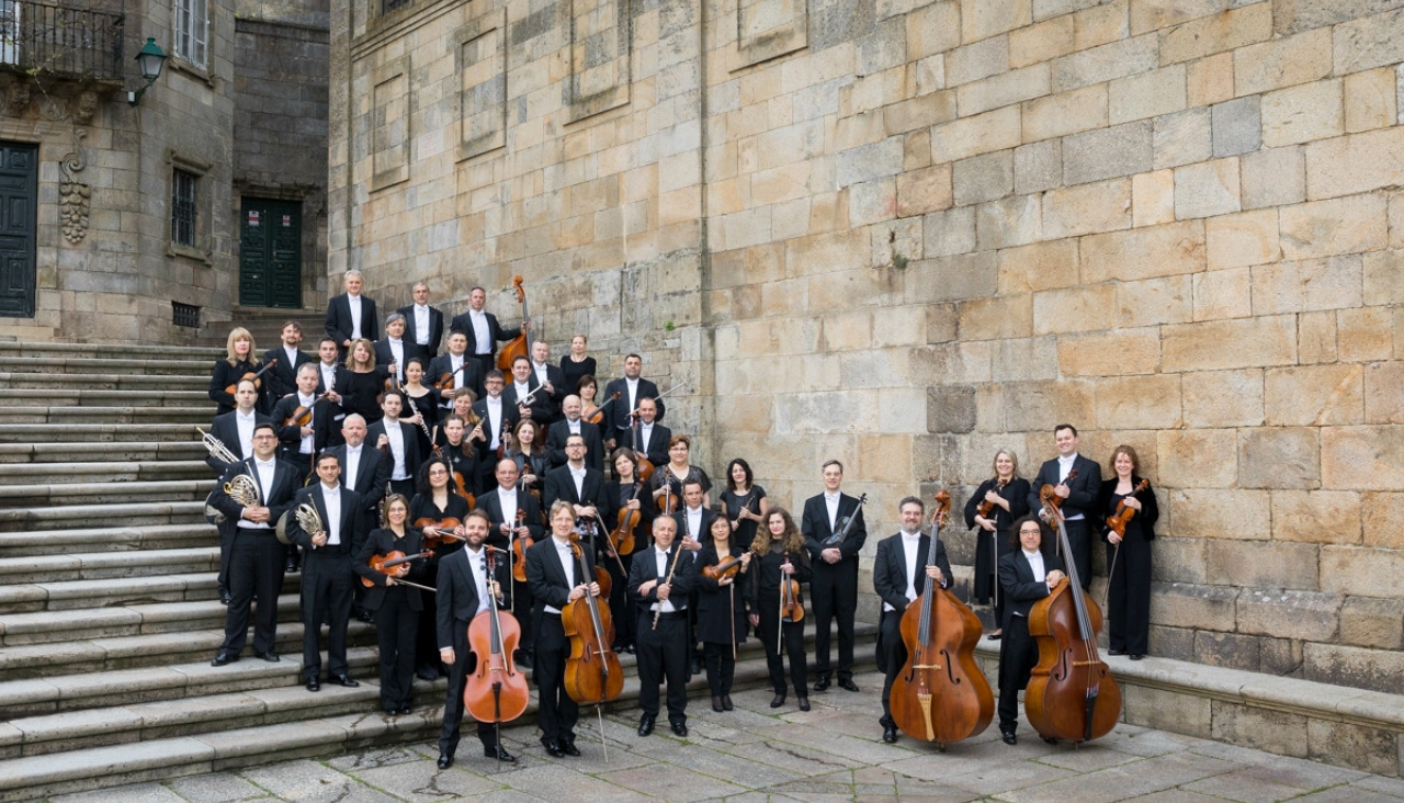 A Real Filharmonía de Galicia actuará o mércores 22 de xullo na Praza da Quintana nun concerto gratuíto das Festas do Apóstolo