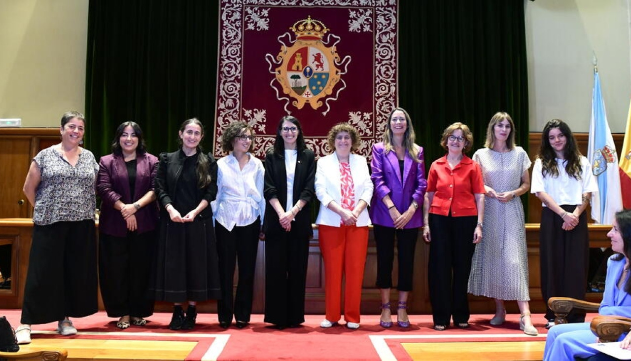 O Salón Nobre do Colexio de Fonseca acolleu este venres a entrega dos Premios á Introdución da Perspectiva de Xénero da USC
