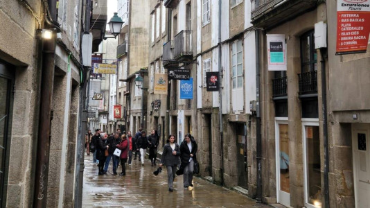 Zona vieja de Santiago