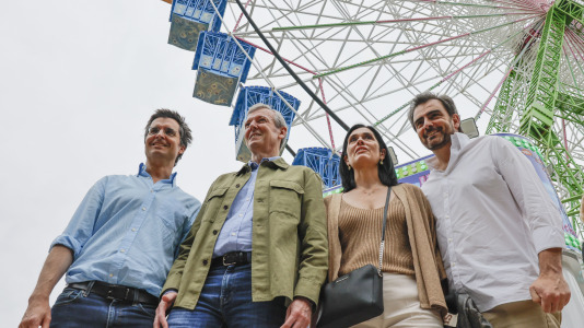 Alfonso Rueda y otros dirigentes del PP en las Fiestas de la Ascension @EFE Lavandeira jr