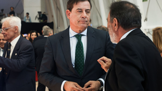 José Ramón Gómez Besteiro, no acto de entrega @ EFE Xoán Rey