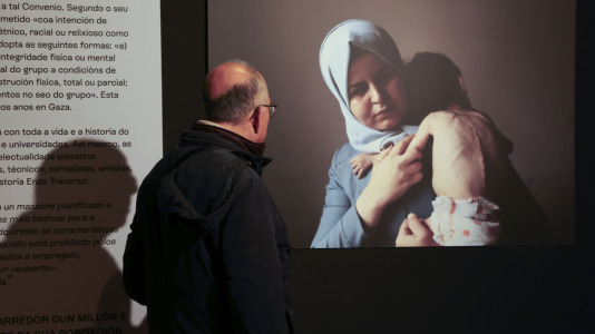 Exposición Gaza en Santiago